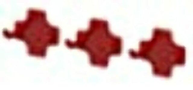 PEG BOARD DOUBLE HOOK PACK OF 3