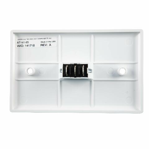 Lippert In-Wall Replacement Interior In/Out Switch Assembly with 3 Connectors on the Back Compatible with RV Slide-Out Systems, White - 19 2063