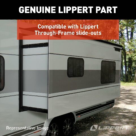 Lippert 123356 Heavy Duty RV Slide-Out Gear Pack with Steel Rollers 2.5" x 2.5"