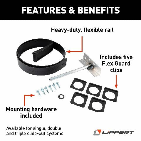 Lippert 1346271 Flex Guard Single Kit with Hardware
