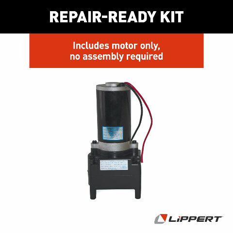 Lippert Tuson High-Speed Electric 5th Wheel Landing Gear Motor Replacement, 5,000 lbs. Extend & Retract Legs, Easy Installation, No Assembly Required - 141893