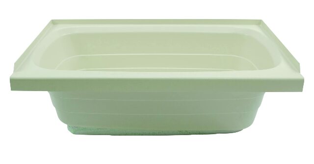 Lippert Replacement 24" x 36" Parchment Bathtub with Right Drain, Scratch-Resistant ABS Acrylic Compatible with RVs, Travel Trailers, 5th Wheels, Motorhomes - P2436RHSPK