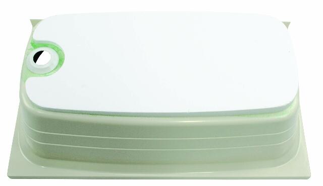 Lippert Replacement 24" x 40" Parchment Bathtub with Left Drain, Scratch-Resistant ABS Acrylic Compatible with RVs, Travel Trailers, 5th Wheels, Motorhomes - P2440LHSPK