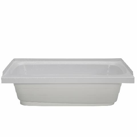 Lippert Replacement 24" x 40" White Bathtub with Right Drain, Scratch-Resistant ABS Acrylic Compatible with RVs, Travel Trailers, 5th Wheels, Motorhomes - W2440RHSPK