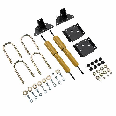 Lippert Heavy-Duty Shock Mount Kit Compatible with RV Trailers, Compatible with 3 in. Axle Tube, Shock Absorbing, Complete Bolt-On Mounting Kit, Gas Shocks, Suspension Repair Parts - 281281