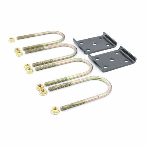Lippert Replacement Axle Mounting Kit with 3" Tube and U-Bolt Design Compatible with RV Travel Trailer Suspension Systems, Exact-Match Component - 297429
