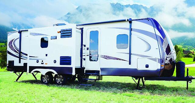 Lippert PSX1 High-Speed RV Power Stabilizer Jack System, Black Waterproof Switch Kit, Automatic Adjustment, Heavy-Gauge Powder-Coated Steel Frame, Up to 30" Extension - 298707