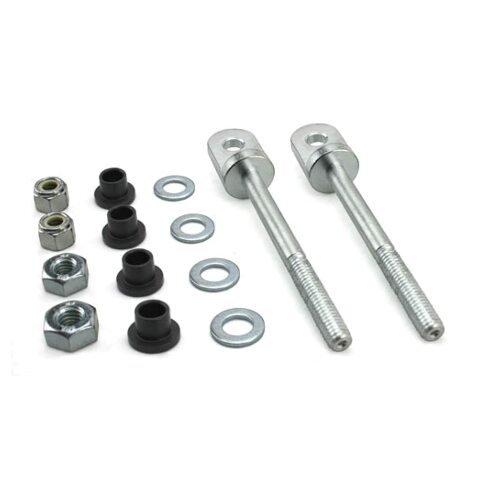 JT's Strong Arm Replacement RV Jack Stabilizer 4" Swing Bolt Kit with 2 Swing Bolts, 4 Washers, 2 Nuts, Ensures Secure, Stable RV Leveling, Easy Installation - 314596