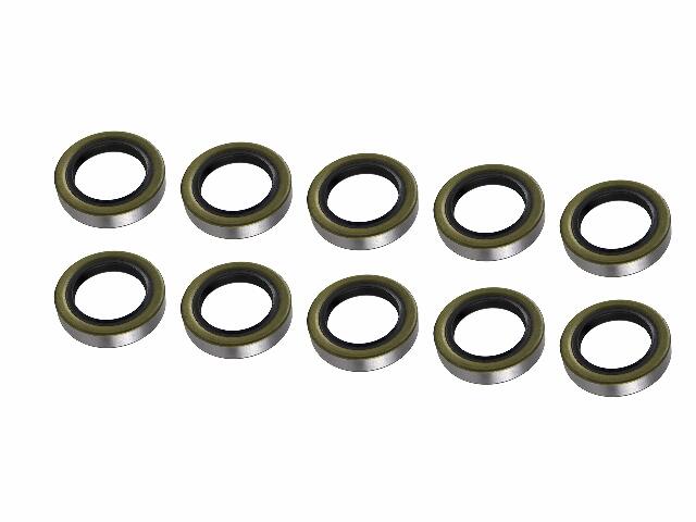 Lippert Replacement Double Lip Grease Seal Compatible with 1,250 to 8,000-lb. RV Trailer Axles, 1.72" Inner Diameter, 10-Pack - 12 2087