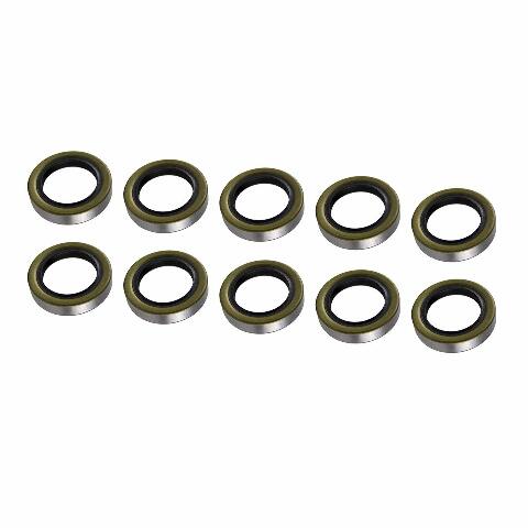 Lippert Replacement Double Lip Grease Seal Compatible with 1,250 to 8,000-lb. RV Trailer Axles, 2.25" Inner Diameter, 10-Pack - 12 2088