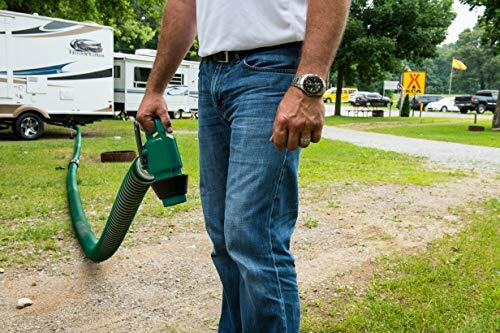 Lippert Waste Master 20' Extension Hose Kit Compatible with RV Sewer System, Secure Leak-Resistant Cam Lock, 5'6" Compressed Compatible with Storage, Puncture-Resistant, Double Female Adapter - 360784