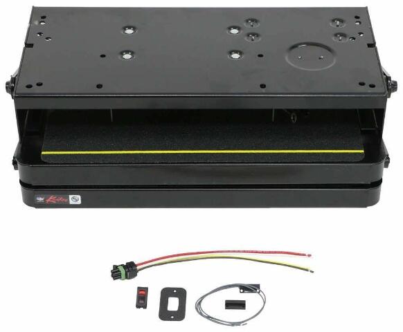 Kwikee 32 Series Electric Step Assembly with Logic Control Unit and Power Switch Kit Compatible with RVs and Travel Trailers