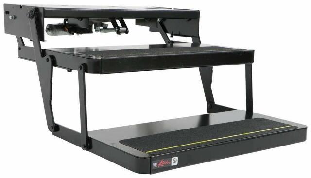 Kwikee 32 Series Electric Step Assembly with Logic Control Unit and Power Switch Kit Compatible with RVs and Travel Trailers