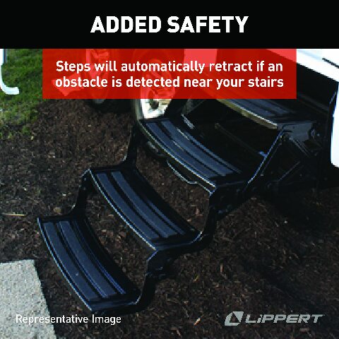 Kwikee 32 Series Electric Step Assembly with Standard Drive Operation and No Switch Kit Compatible with RVs and Travel Trailers