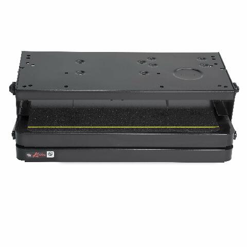 Kwikee 32 Series Electric Step Frame Assembly for RV, Travel Trailers, and Motorhomes, Hidden Light, 8.5" Step Rise, Anti-Slip Surface, Heavy-Gauge Steel Construction - 3722618