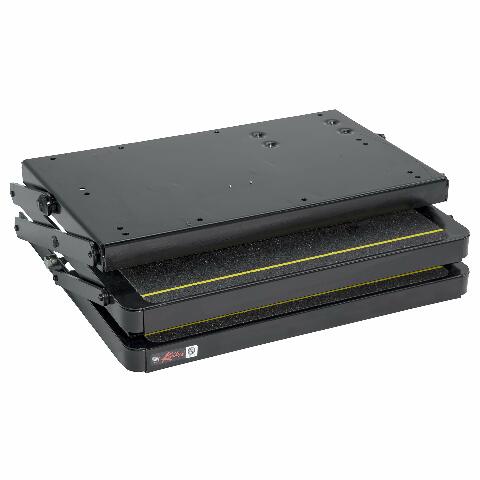 Kwikee 40 Series Electric Step Assembly, Logic Control Unit, Power Switch Kit for RV, Travel Trailers, Hidden Light, 8.5" Step Rise, Anti-Slip Surface, 12V DC Motor, Steel Construction - 3726892