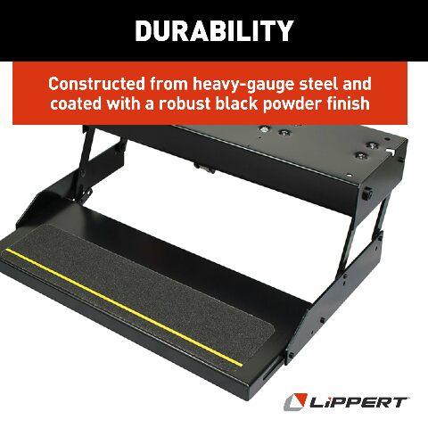 Kwikee 3747452 28 Series Step Assembly with Logic Control Unit and No Switch Kit