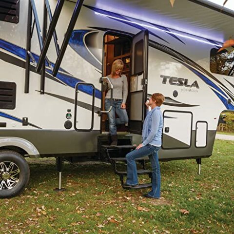 Kwikee Replacement Electric RV Step Gear Box Linkage Assembly with B Compatible with Step Series 28, 31, 37 and 39, Cast Housing, 8.25" x 3.36" x 4.25" - 1101426