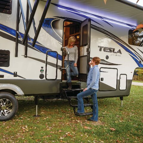 Kwikee Replacement Electric RV Step Gear Box Linkage Assembly with B Compatible with Step Series 28, 31, 37 and 39, Cast Housing, 8.25" x 3.36" x 4.25" - 1101426