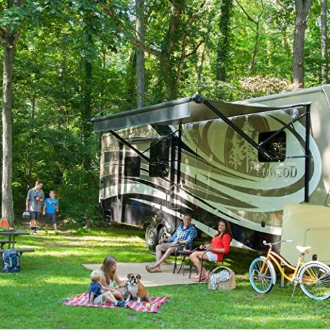 Solera Universal Slide-Topper Replacement Cut-to-Compatible with Fabric Compatible with 5th Wheel RVs, Travel Trailers, Motorhomes, 50' x 48" roll, White - 432252