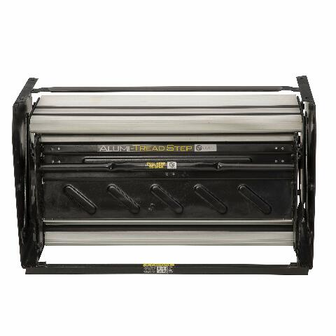 Lippert Components 432696 Alumi-Tread Triple Manual Step , Black