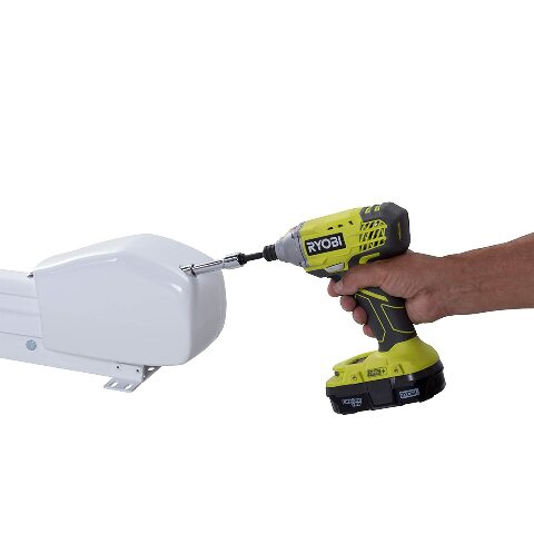 Solera® Standard 12V Universal RV Awning Arms & Hardware Kit, White – Standard 12V RV Awning arms Automatically Extend or Retract – Compatible with Dometic® and Carefree® awnings – 434724