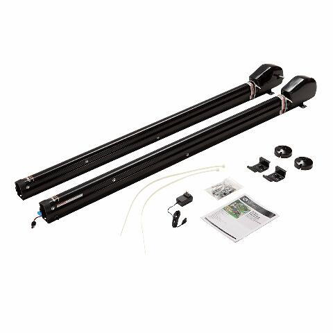 Solera 18V RV Awning Arms & Hardware Kit - 69" Black — Rechargeable - Universal Compatible with Easy Pitch Adjustment - Waterproof Switch - Time-Saving Operation - Includes 110V Charging Kit — 434729