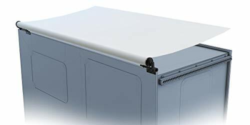 Solera® 5000 Series Slide Topper Awning, White - 7' (6'7" Fabric) – Heavy-Duty, Durable Slide-Out Protection – Made from Cold-Crack-Tested 13.5 oz. Vinyl with Leak-Proof, Welded Seams – V000163285