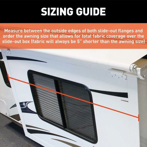 Solera Slide Topper Slide-Out Protection Compatible with RVs, Travel Trailers, 5th Wheels, and Motorhomes