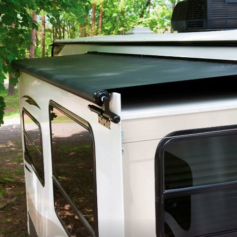 Solera 5000 Series Slide Topper Awning, Black - 6' (5'7" Fabric)