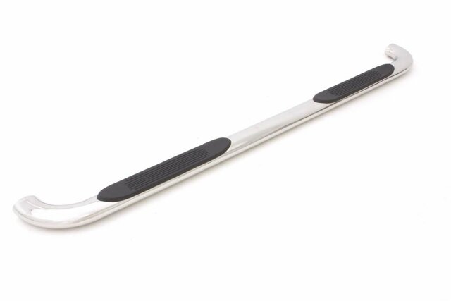RealTruck Lund 23288964 Polished Stainless Steel 4" Oval Curved Nerf Bars Compatible with Silverado 1500 Crew Cab 2019