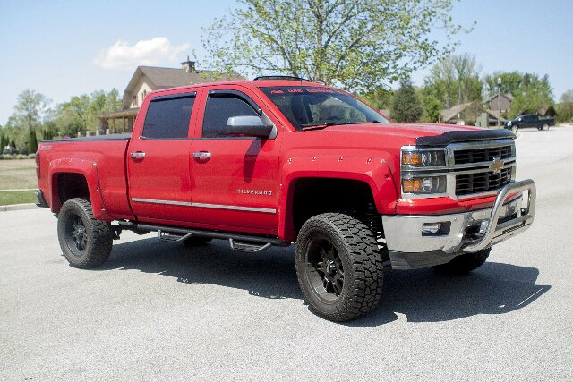 Lund 34641142 Black Steel Terrain HX Step Nerf Bars Compatible with Silverado/Sierra 1500, 2500HD, 3500HD Extended Cab, Diesel 2011-2014