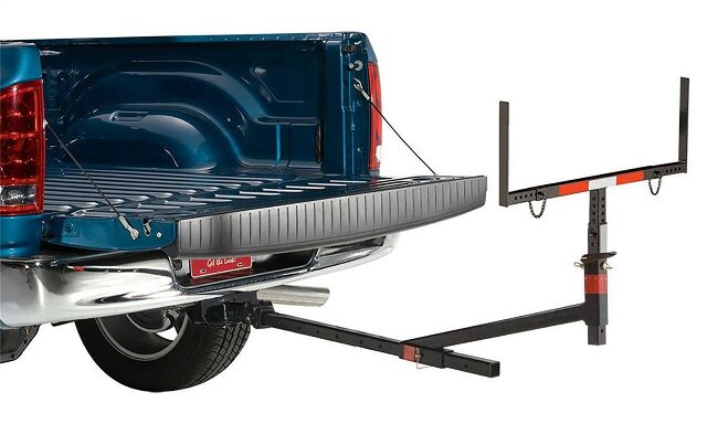 Lund 601021 Hitch Mounted Truck Bed Extender, Black