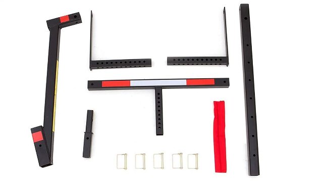 Lund 601021 Hitch Mounted Truck Bed Extender, Black