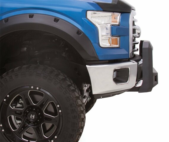 Lund 86521204 Revolution Bull Bar with Integrated LED Light Bar, Black Steel Compatible with Dodge Ram 1500 (Excludes Rebel); Ram 1500 Classic 2019