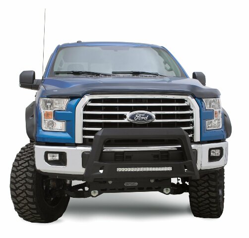 Lund 86521214 Revolution Bull Bar with Integrated LED Light Bar, Black Steel Compatible with + GM Trucks & SUV's 2007