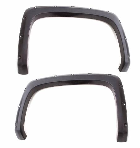 Lund RX113S Elite Series Black Rivet Style Standard Fender Flare - 4 Piece