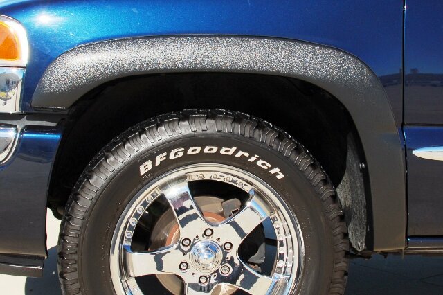 Lund SX103S Elite Series Black Sport Style Standard Front and Rear Fender Flare - 4 Piece