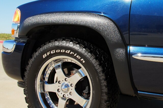 Lund SX103S Elite Series Black Sport Style Standard Front and Rear Fender Flare - 4 Piece