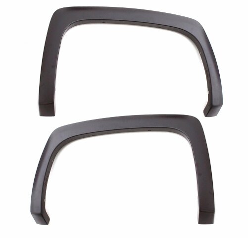 Lund SX140S Sport Style Fender Flares 4 pc. Set Compatible with Chevrolet Silverado 1500, Smooth Black 2019