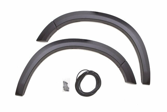 Lund SX310S Elite Series Black Sport Style Standard Front and Rear Fender Flare - 4 Piece