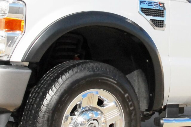 Lund SX312T Elite Series Black Sport Style Textured Front and Rear Fender Flare - 4 Piece
