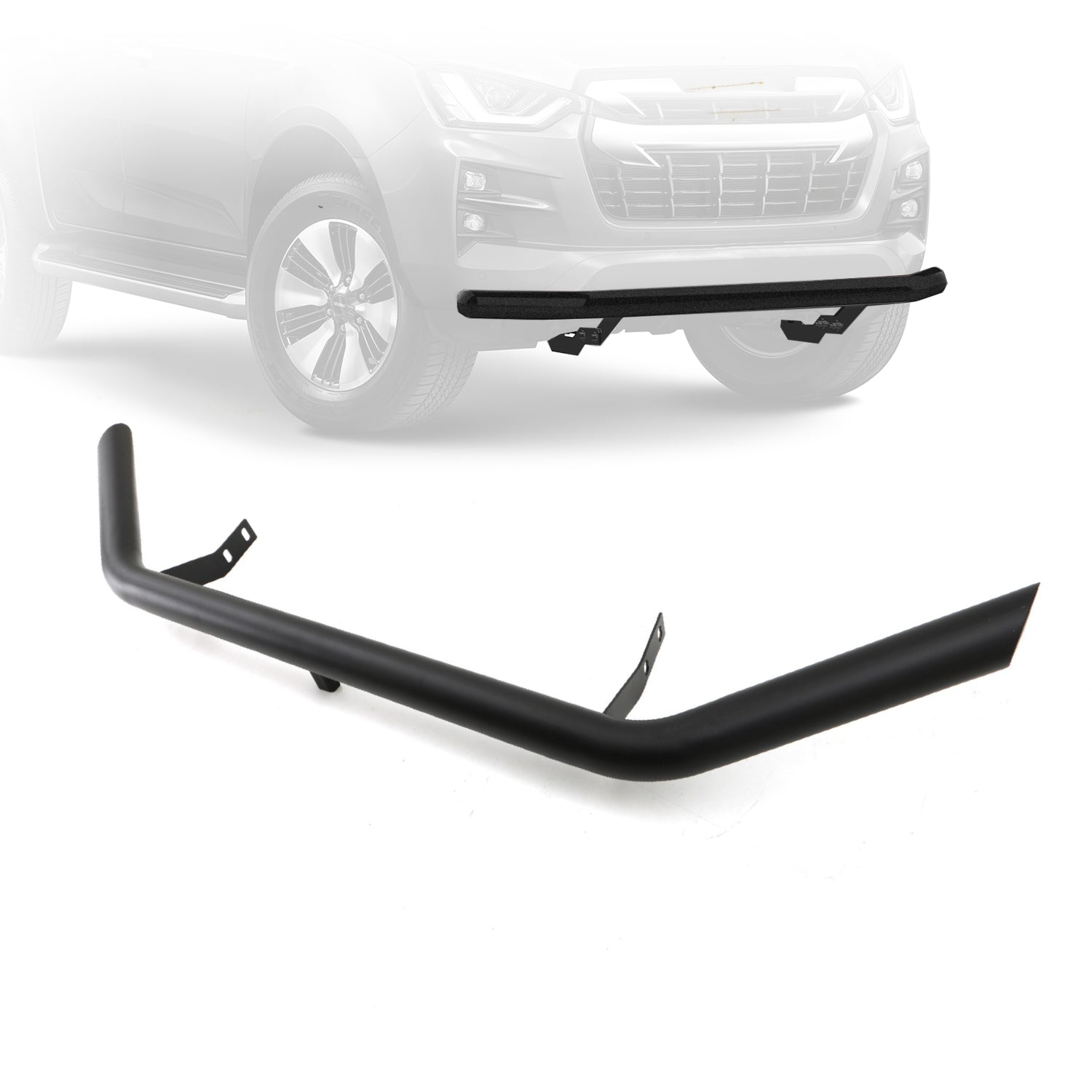 Lower Front Bumper Stainless Bar Compatible With Isuzu D-Max 21+