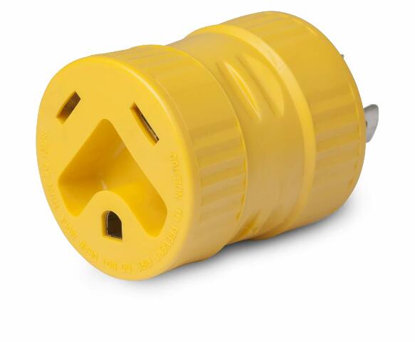 ParkPower by Marinco 127A Generator Adapter, 30A/125V Connector and 20A/125V Locking Male Plug