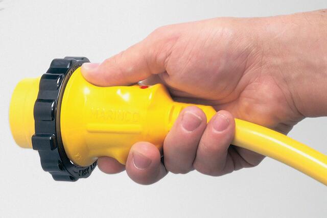 ParkPower by Marinco 25SPP.RV 30 Amp 125V Swivel Handle RV Power Cord, Yellow, 25'