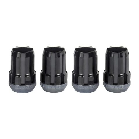McGard 65357BK SPLINEDRIVE Lug NUT PKG/4 M12X1.5 Cone SEAT, 1.24" OAL-Black