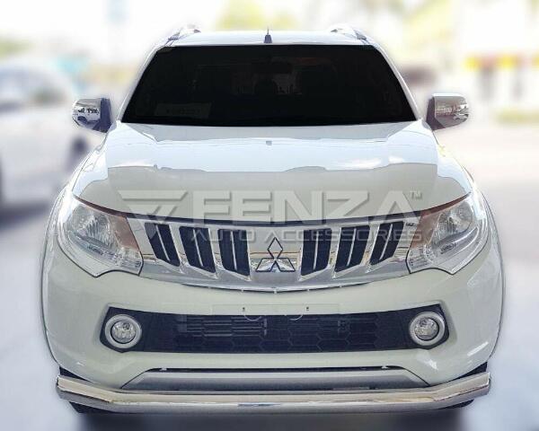 Lower front bumper guard for 2016-2018 mitsubishi triton l-200 stainless steel