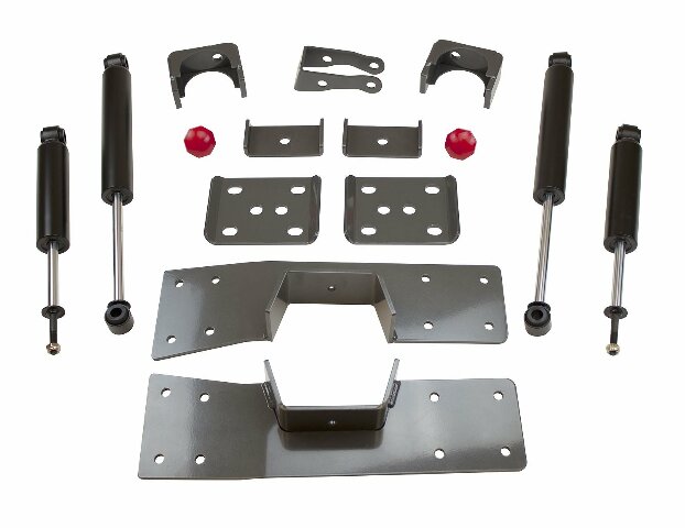 MaxTrac 200960 Lowering Kit Box 6 in. Drop Kit Incl. Rear Flip Kit Rear C-Notch Frame Support Rear Shock Angle Corrector Front And Rear Maxtrac Shocks Lowering Kit Box