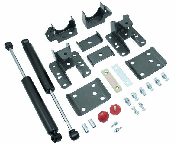 MaxTrac 60 5-6” Adjustable Rear Flip Kit with MaxTrac Shocks Compatible with 2018 Sierra 1500 2WD & 4WD | Includes Axle Relocator, Lifting Hangers, Rear Shocks, and Hardware | Provides Customizable Drop 2014