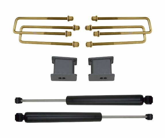 MaxTrac 900430 Lift Blocks 3 in. Lift Incl. 2.5 in. Spacers U Bolts MaxTrac Shocks Lift Blocks